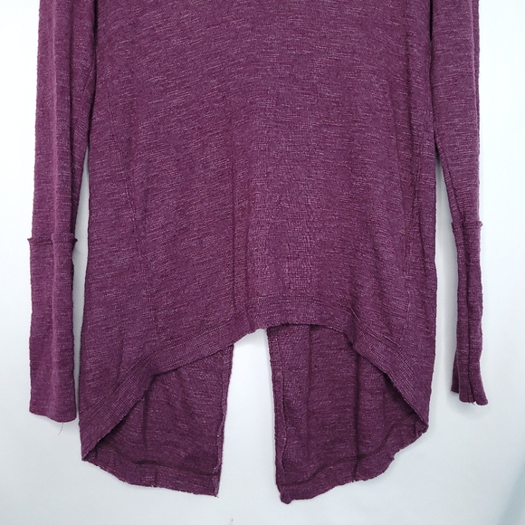 FREE PEOPLE WE THE FREE Split Back Turtleneck Long Sleeve Women's Top XS - Picture 8 of 12